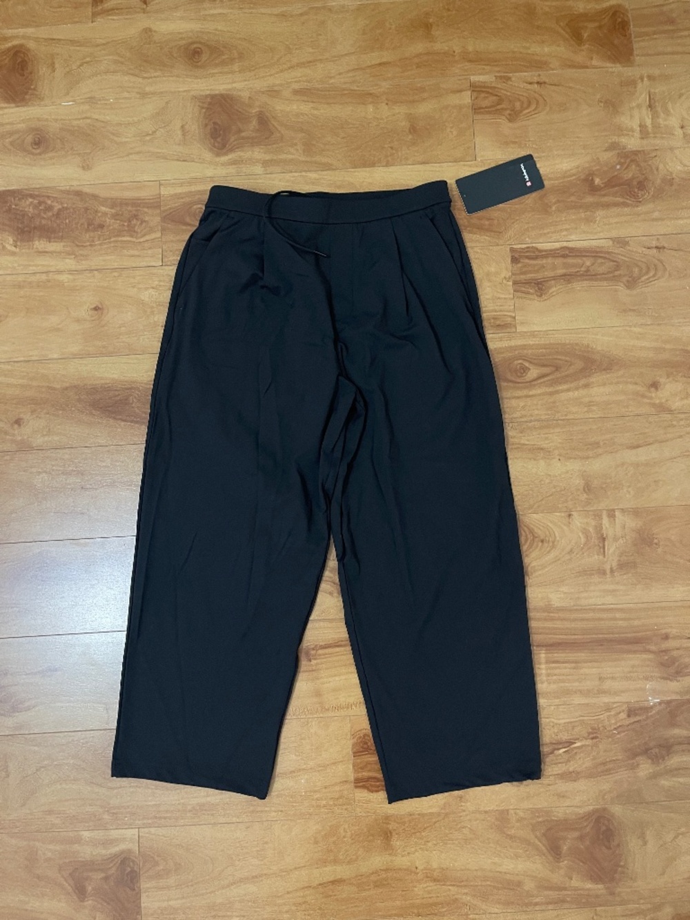 Lululemon Men Daydrift Relaxed Pleated Trouser Sz M Black NWT